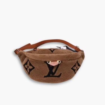 Louis Vuitton Bumbag Monogram Teddy Fleece Brown 30cm