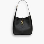 Saint Laurent Le 5 À 7 Supple Large Black Python 27cm