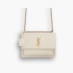 Saint Laurent Sunset Medium White 25Cm