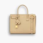 Saint Laurent Sac De Jour In Smooth Baby Dark Beige 26cm