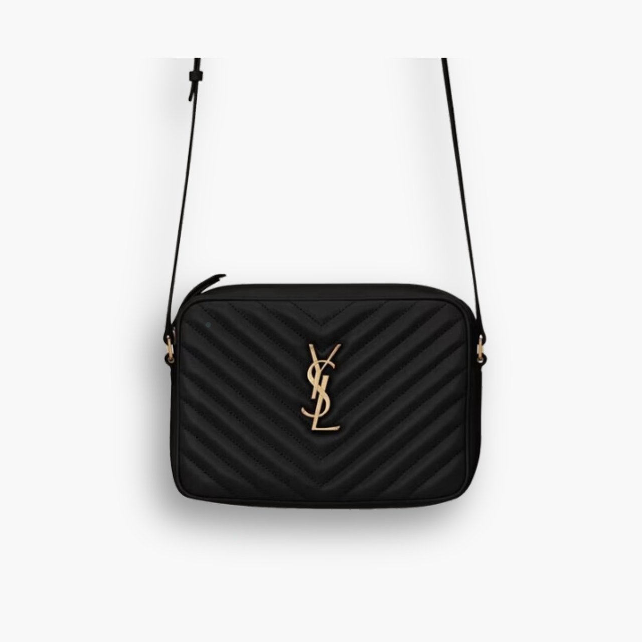 ELG_YSLB1053.jpg Saint Laurent Lou Camera Bag Black 23cm - Image 1