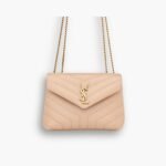 Saint Laurent Loulou Small Dark Beige 25cm