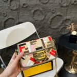 Fendi Baguette Mini Bag Multicolor 18cm 8BS017ANH4F1Q6O - Image 2