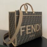 Fendi Sunshine Bag FF Brown 35cm - Image 2