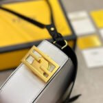 Fendi Baguette Bag White 26cm 8BR821APKOF1NZ3 - Image 4