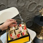 Fendi Baguette Mini Bag Multicolor 18cm 8BS017ANH4F1Q6O - Image 4