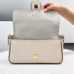 Fendi Baguette Bag White 27cm 8BR600AH95F0VWM - Image 4
