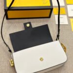 Fendi Baguette Bag White 26cm 8BR821APKOF1NZ3 - Image 5