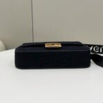 Fendi Baguette Canvas Bag Black 28cm 8BR600AMCDF1CFJ - Image 5