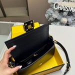 Fendi Baguette Bag Black 25cm 8BR822APG6F1CFJ - Image 3