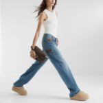 Fendi Baguette Jacquard FF Fabric Bag 26cm 8BR600A6V5F17U4 - Image 7