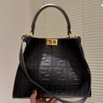 Fendi Original Peekaboo Black 30Cm - Image 9