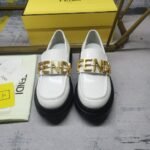 Fendi Fendigraphy White Loafers 8D838369FF1IYW - Image 2