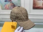 Fendi Zucca Ff Monogram Cap Brown - Image 3