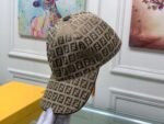 Fendi Zucca Ff Monogram Cap Brown - Image 4
