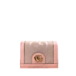 Gucci Monogram Canvas Short Wallet Pink 11Cm