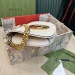 Gucci Blondie Small Shoulder Bag White 28cm 699268 UXX0G 9022 - Image 4