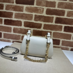 Gucci Blondie Mini Shoulder Bag White 21cm 698643 UXXAG 9161 - Image 2