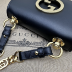Gucci Blondie Mini Shoulder Bag Black 21cm 724645 UXX0G 1000 - Image 7