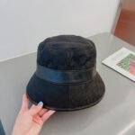 Gucci Canvas Bucket Hat With Double G Black 576587 4HG53 1060 - Image 5