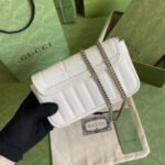 Gucci Marmont Bag White 16.5 cm 476433 DTD5N 9022 - Image 3