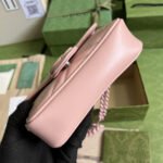 Gucci Marmont Bag Pink 16.5 cm 699757 UM8KV 5909 - Image 4