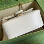 Gucci Marmont Mini Bag White 18cm 739682 AABZC 9022 - Image 5