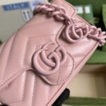 Gucci Marmont Bag Pink 16.5 cm 699757 UM8KV 5909 - Image 6