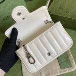 Gucci Marmont Bag White 16.5 cm 476433 DTD5N 9022 - Image 7