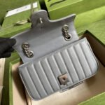 Gucci Marmont Mini Bag Grey 23 cm 446744 UM8AN 1711 - Image 7