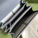 Gucci Marmont Mini Matelasse Bag Grey 20cm - Image 8