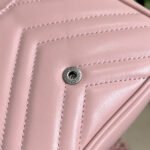 Gucci Marmont Belt Bag Pink 12.5 cm 739599UM8KV 5909 - Image 8