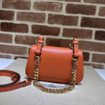Gucci Blondie Mini Shoulder Bag Orange 21cm 724645 UXX0G 7519 - Image 9