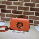 Gucci Blondie Mini Shoulder Bag Orange 21cm 724645 UXX0G 7519 - Image 3