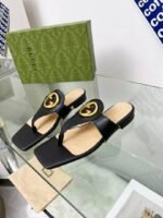 Gucci Women’S Gucci Blondie Thong Sandal Black 739048 C9D00 1000 - Image 4