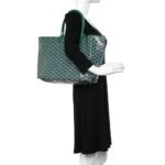 Goyard Goyardine Saint Louis PM Bag Green 34Cm - Image 8