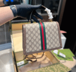 Gucci Ophidia Medium Top Handle Bag Gg Supreme Beige And Ebony 25Cm 651055 96Iwx 8745 - Image 3