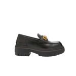 Fendigraphy Smooth Leather Loafers Black