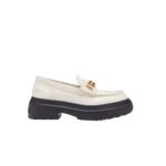 Fendigraphy Smooth Leather Loafers White 8D838369Ff1Iyw