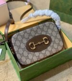 Gucci Horsebit 1955 Small Shoulder Bag Beige 21Cm 760196 92Tcg 8563 - Image 6