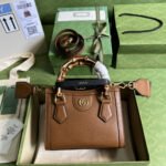 Gucci Diana Tote Bag Brown 20cm 702732 U3ZDT 2549 - Image 2