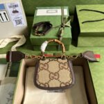 Gucci Bamboo 1947 Mini Bag Brown 17cm 686864 UQLBT 2570 - Image 3