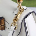 Gucci Bamboo 1947 Mini Bag White 17cm 686864 10ODT 8454 - Image 5