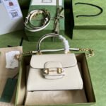 Gucci Horsebit 1955 Bag 22cm White ‎703848 AAA7G 9022 - Image 2