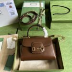 Gucci Horsebit 1955 Bag 22cm Brown 703848 AAA7G 2361 - Image 2