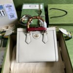 Gucci Diana Tote Bag White 27cm ‎‎702721 U3ZDT 9244 - Image 2