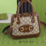 Gucci Horsebit 1955 Bag Brown 20cm 640716 92TCG 8563 - Image 2