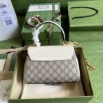 Gucci Horsebit 1955 Bag 22cm Beige White 703848 92TCK 9761 - Image 3