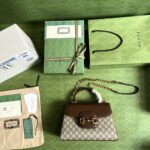 Gucci Horsebit 1955 Bag Ebony Brown 29cm 702049 9AAAJ 8563 - Image 8