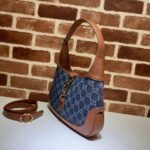 Gucci Jackie 1961 Small Bag Blue and Brown 28 cm ‎636706 2KQGG 8375 - Image 3